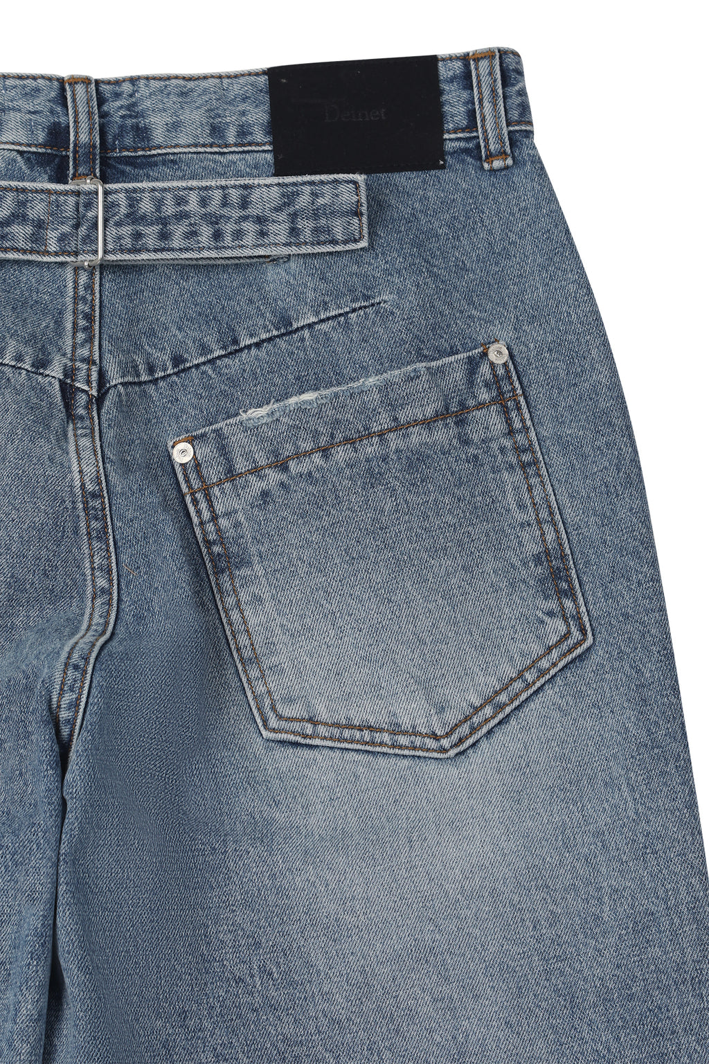 Deinet - Twisted Cinch Back Jeans (Blue) product image 14 | TRAB K-Fashion Australia