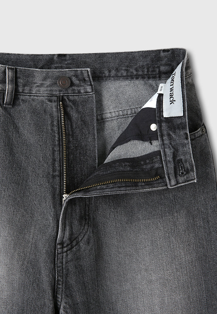 Tonywack - Bootcut Denim Pants (Light Washed Grey) product image 9 | TRAB K-Fashion Australia