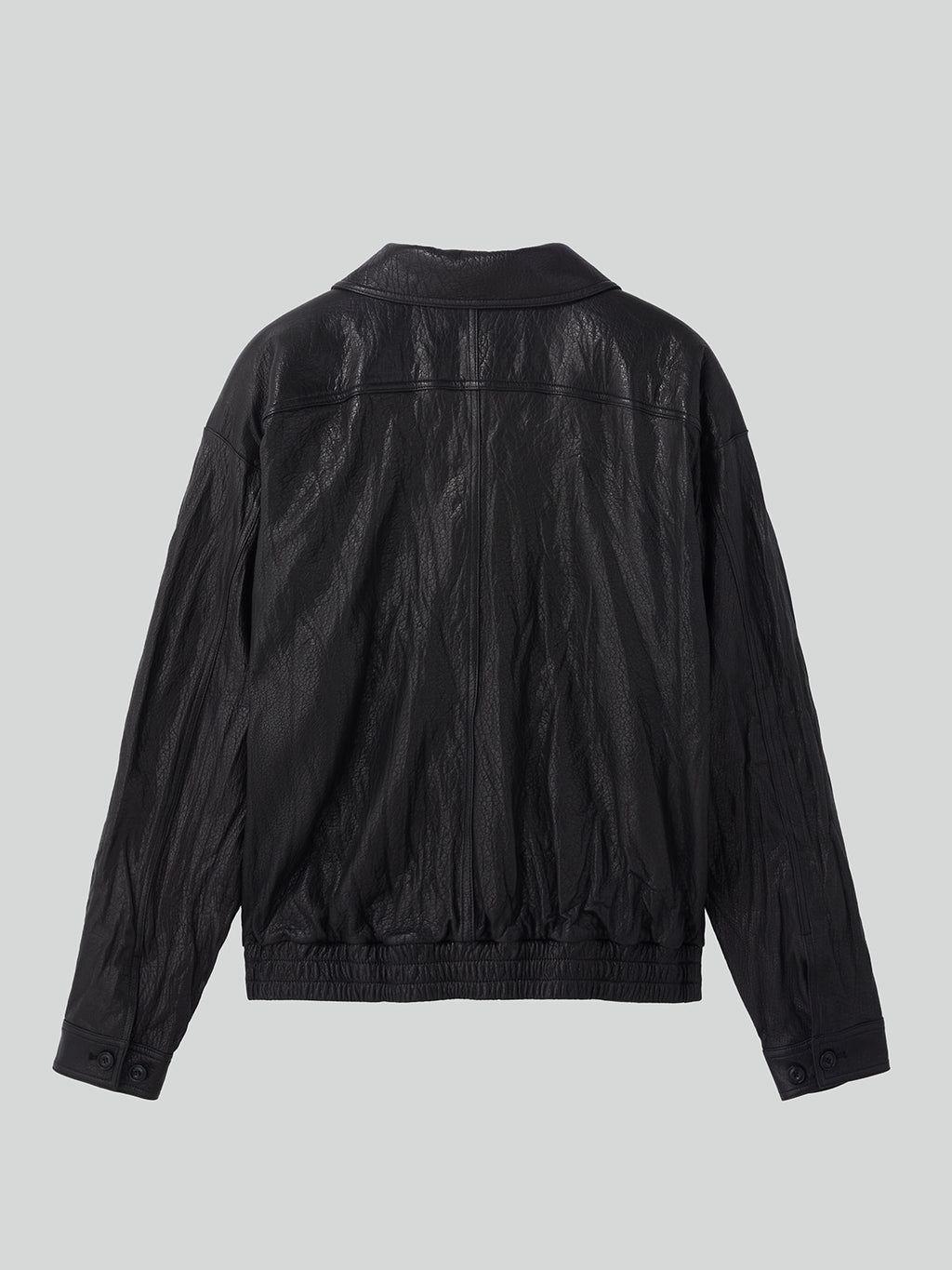 Recto - High-Neck Leather Jumper (Black) product image 6 | TRAB K-Fashion Australia