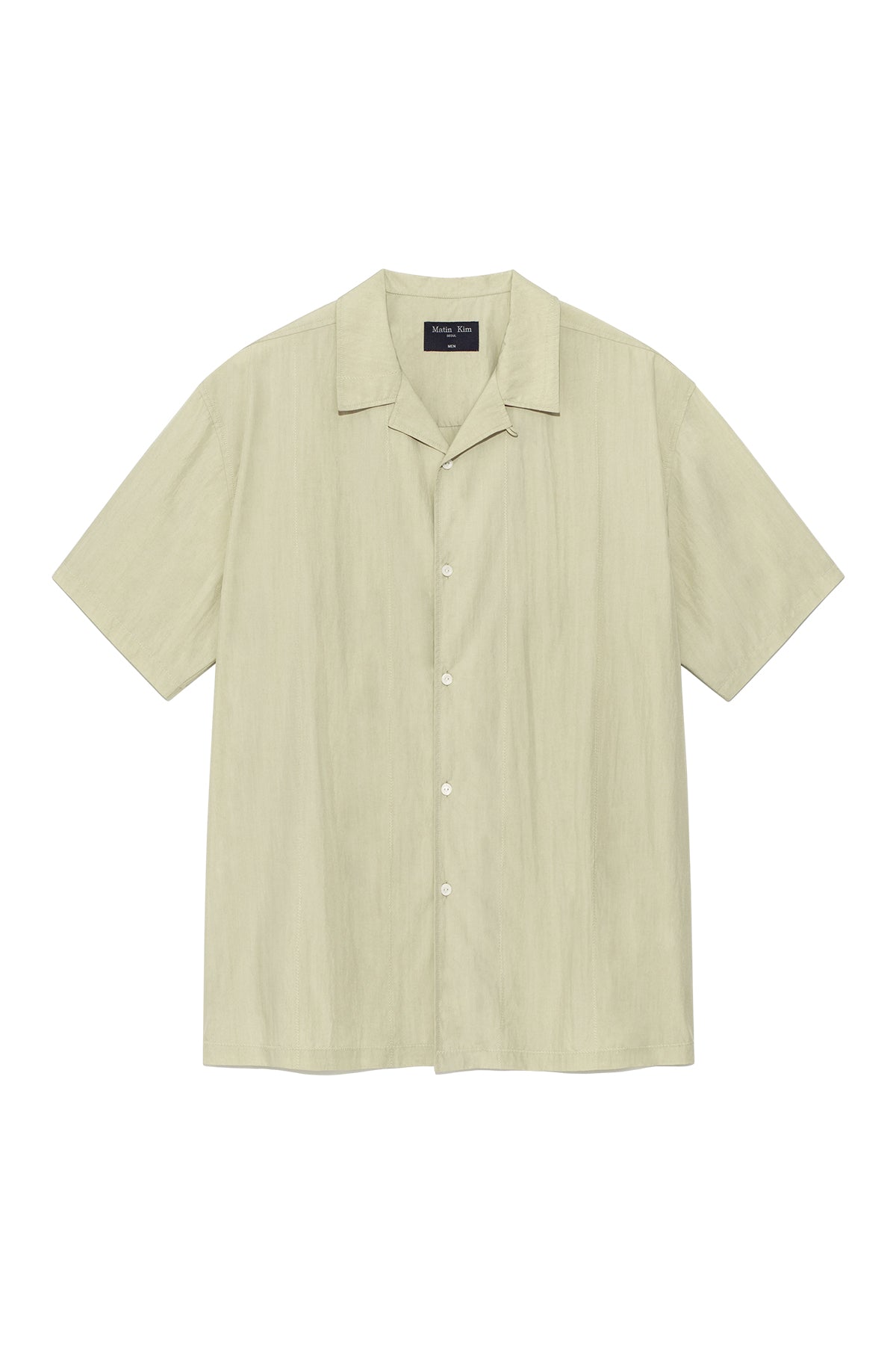 Matin Kim - Zigzag Stitch Point Shirt (Light Green) product image 1 | TRAB K-Fashion Australia