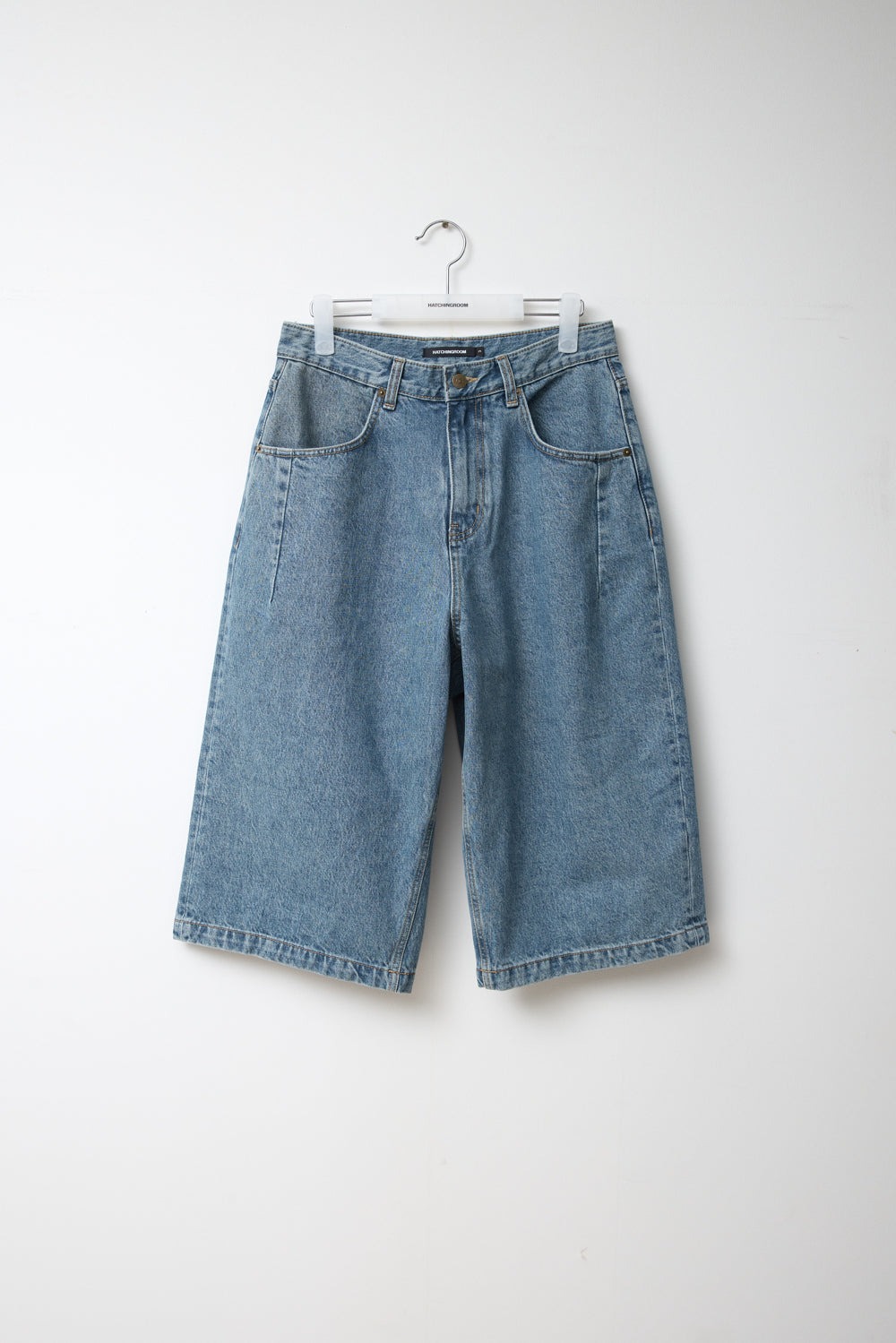 Hatchingroom - Bermuda Denim Shorts (Blue) product image 1 | TRAB K-Fashion Australia
