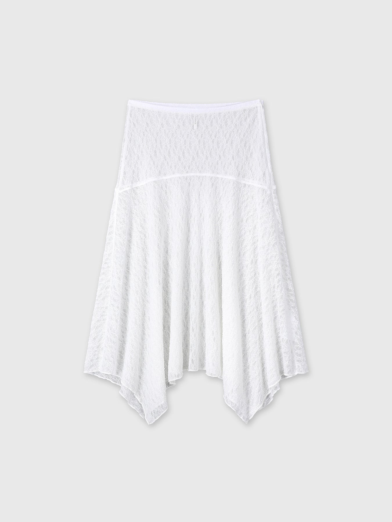 Tonywack - Lace Draped Skirt (Off White) product image 9 | TRAB K-Fashion Australia