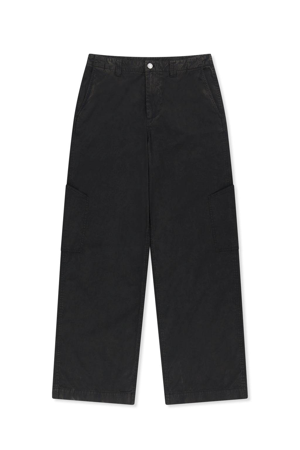 Matin Kim - Faded Wax Pants (Black) product image 1 | TRAB K-Fashion Australia