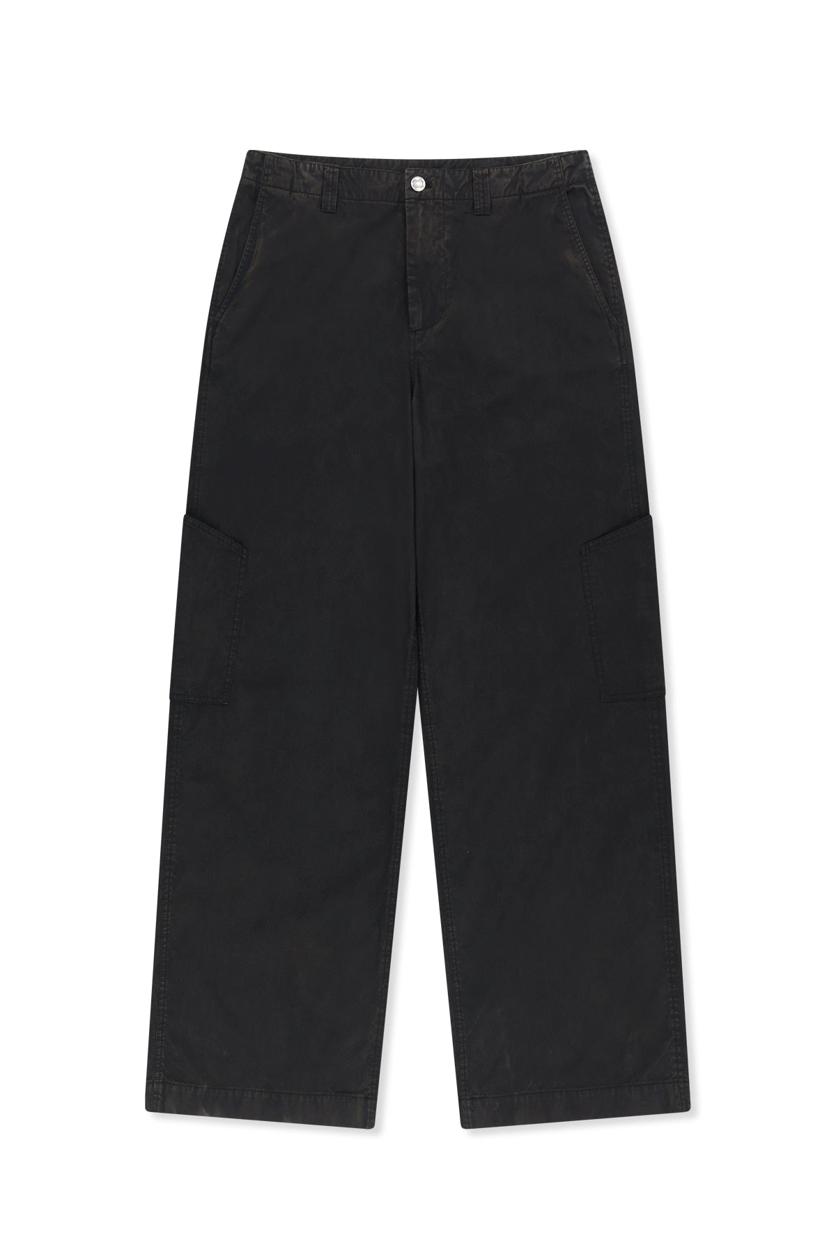 Matin Kim - Faded Wax Pants (Black) product image 1 | TRAB K-Fashion Australia