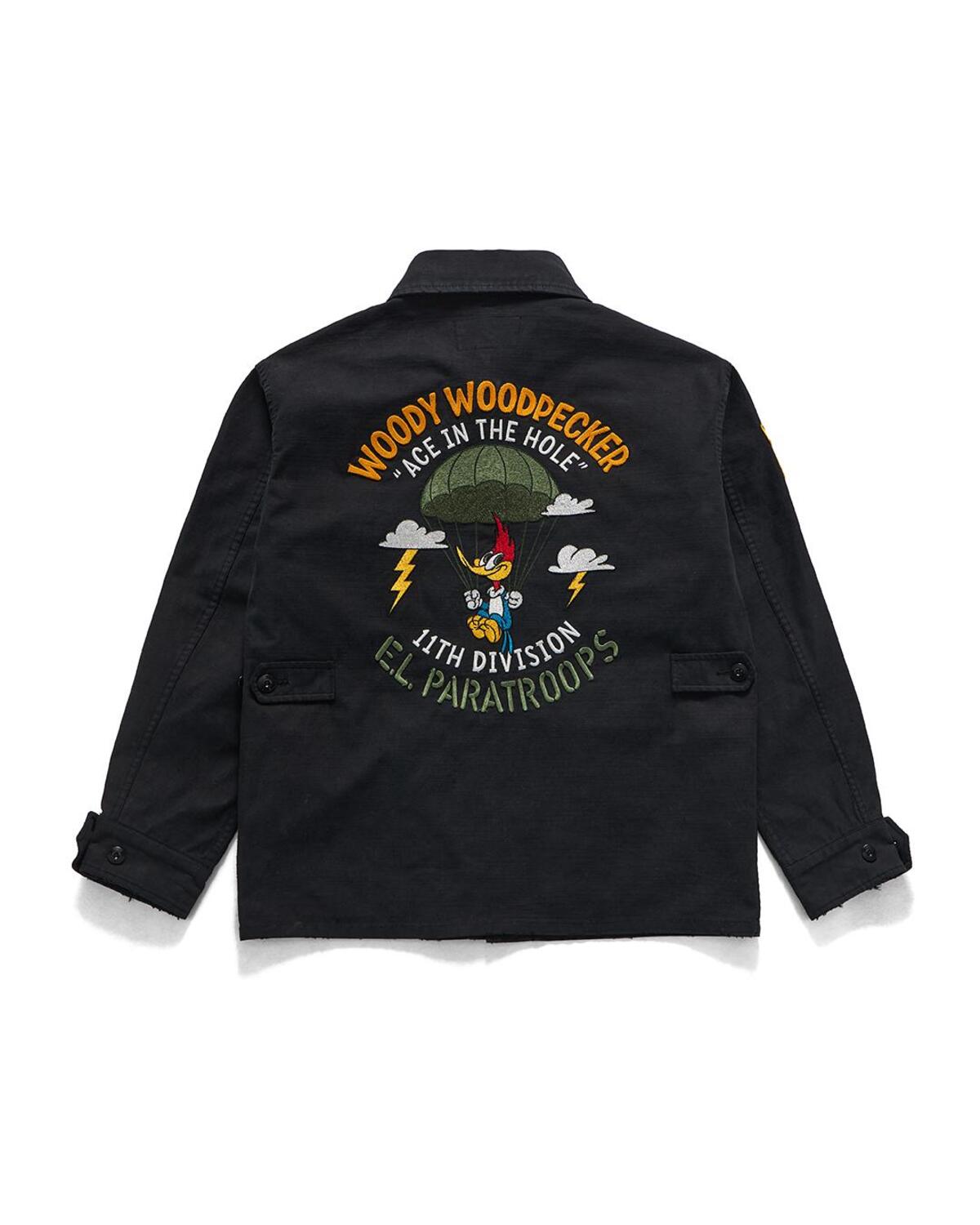 Eastlogue - Comic Jungle Fatigue Jacket (Black) product image 2 | TRAB K-Fashion Australia