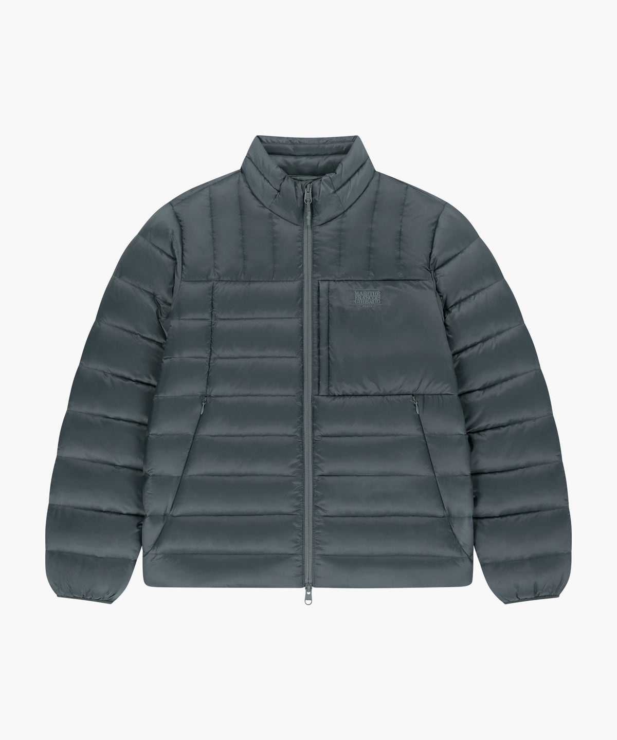 Marithe & Francois Girbaud - High Neck Lightweight Down Jacket (Cool Gray) product image 6 | TRAB K-Fashion Australia