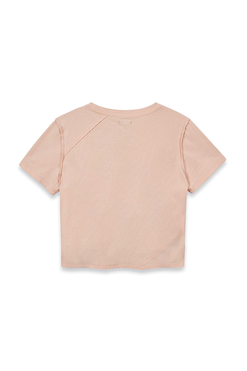 Matin Kim - Diagonal Logo Reversible Crop Top (Light Orange) product image 4 | TRAB K-Fashion Australia