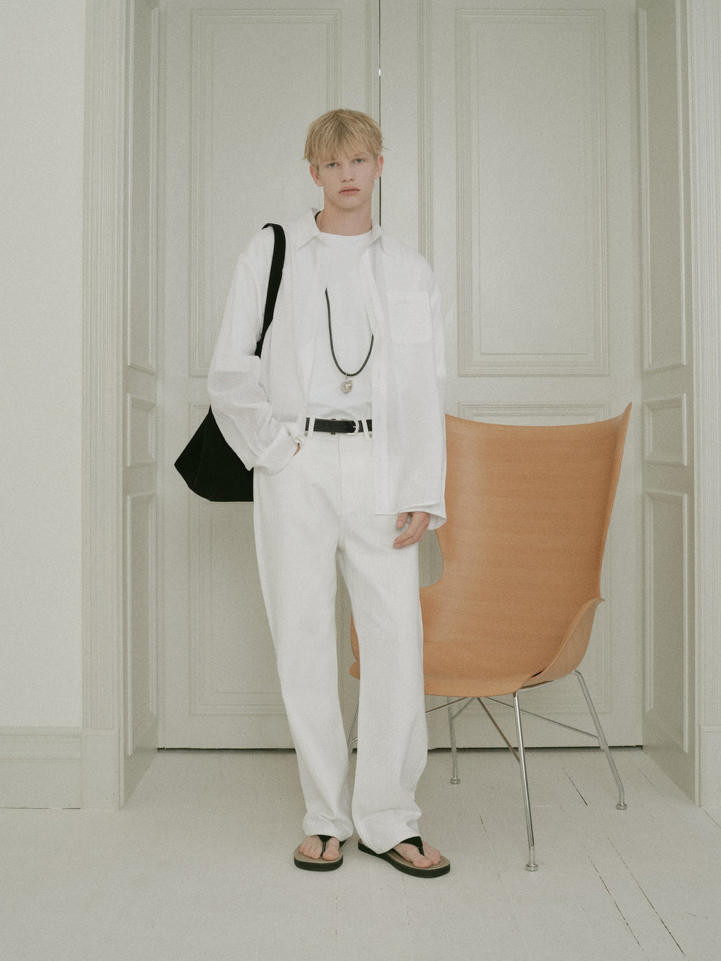 STU - Linen Shirt (White) product image 8 | TRAB K-Fashion Australia