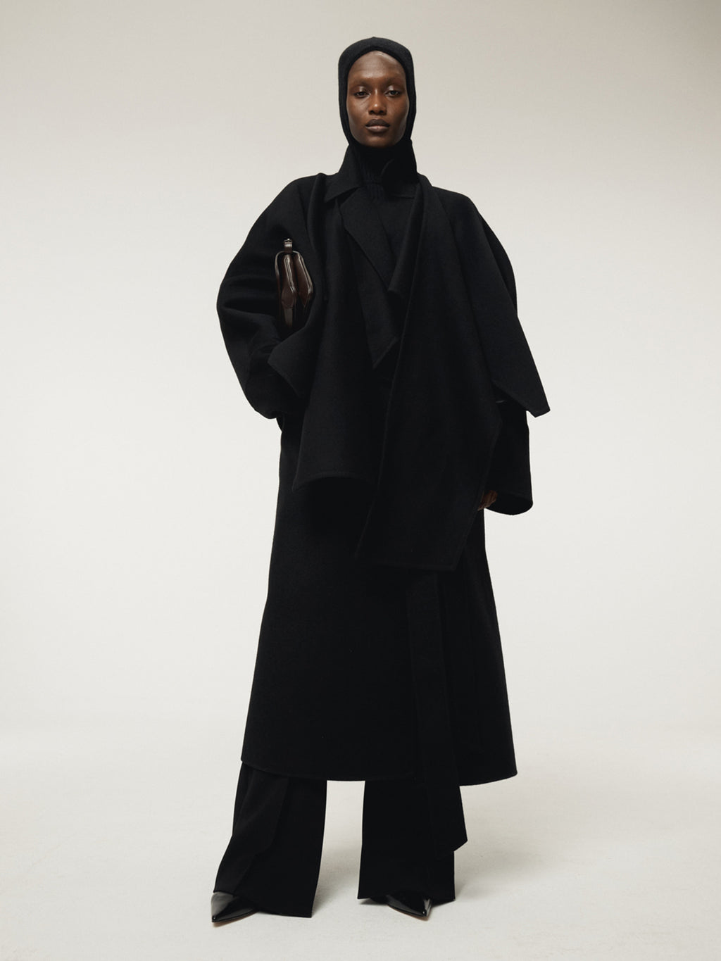 Recto - Classic Belted Handmade Coat (Black) product image 7 | TRAB K-Fashion Australia
