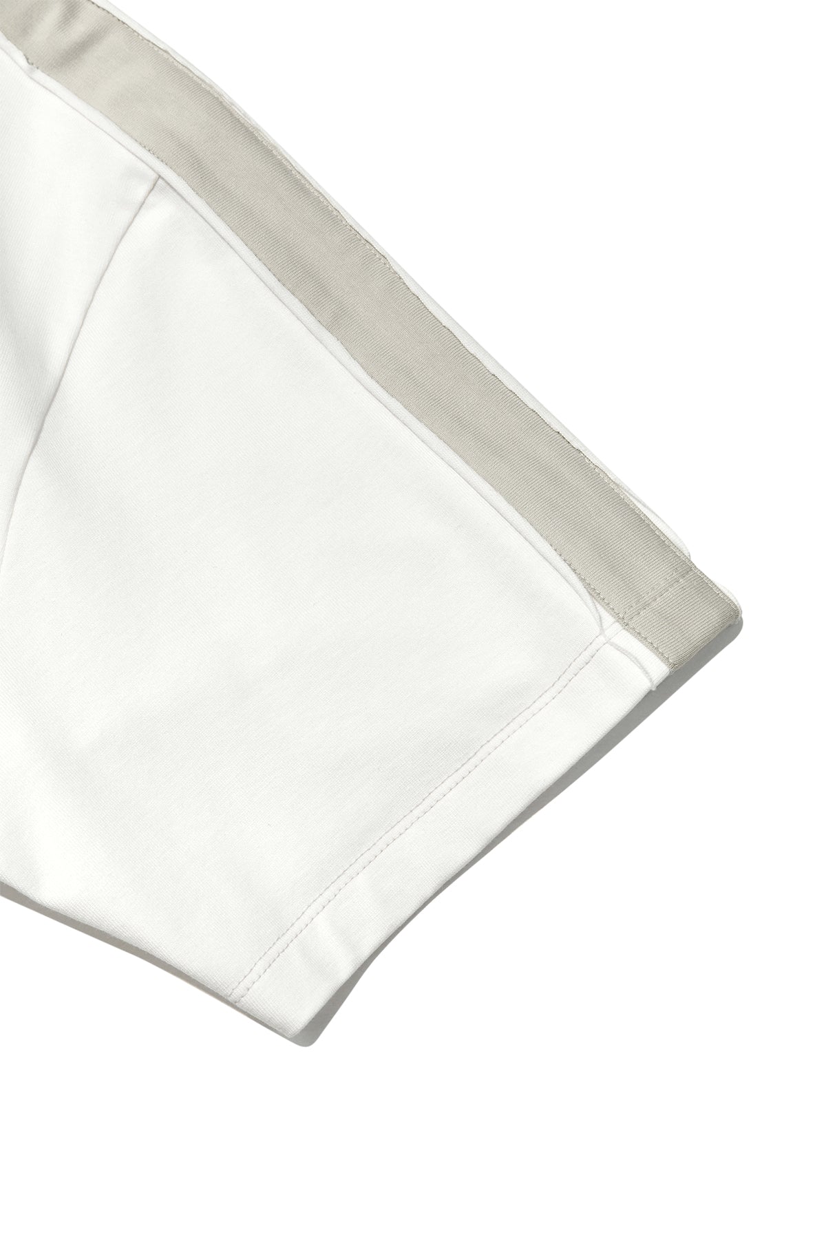 Matin Kim - Color Line Point Logo Top (White) product image 4 | TRAB K-Fashion Australia