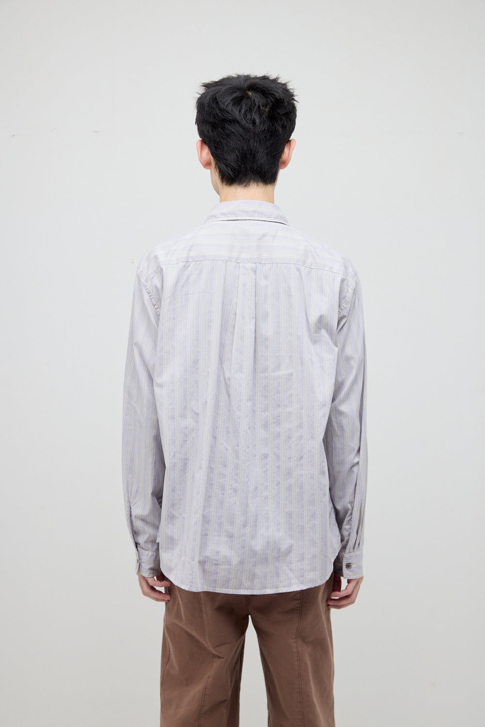 Hatchingroom - Museum Shirt Pajama Stripe (Purple Grey) product image 6 | TRAB K-Fashion Australia
