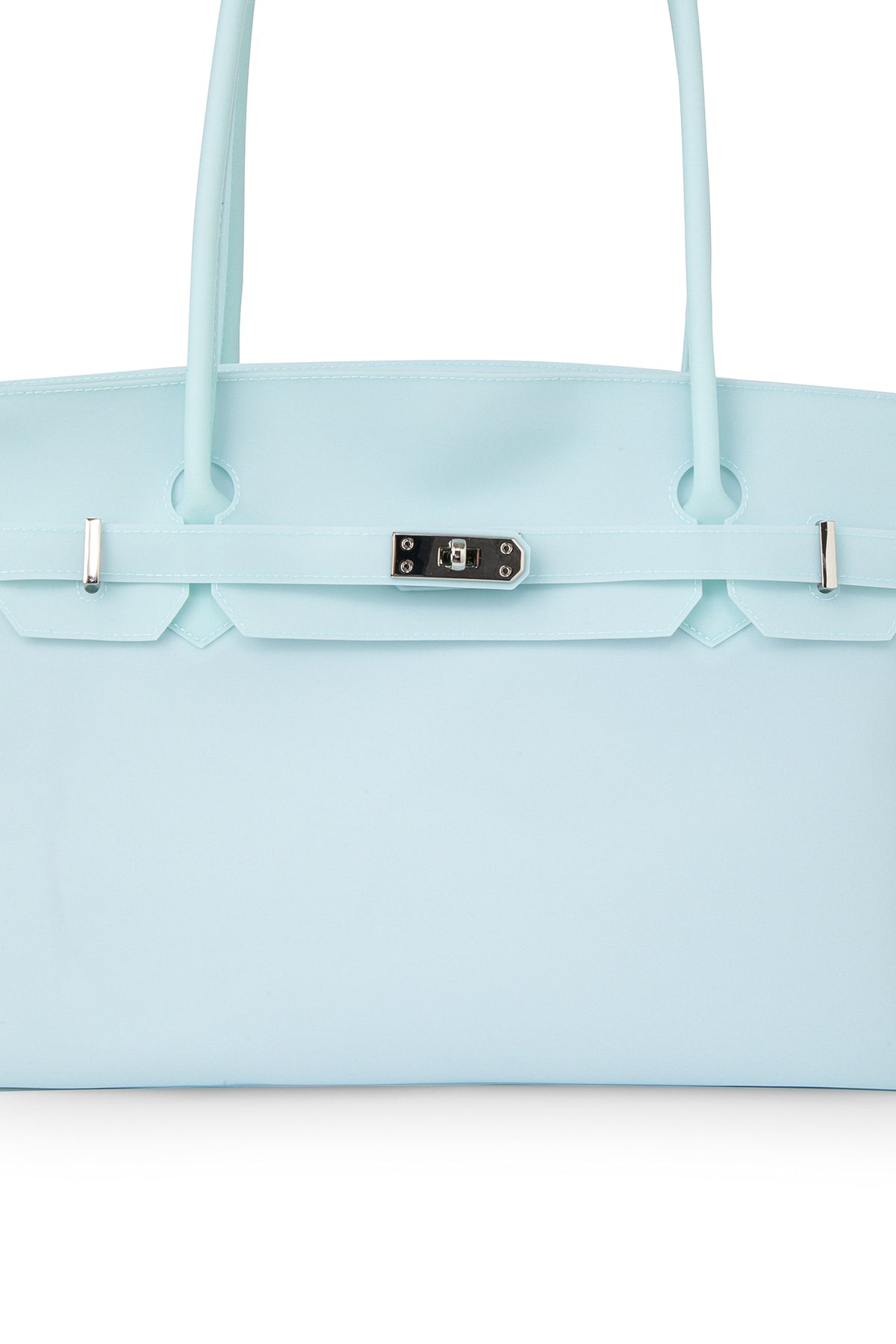 Deinet - [free Card Wallet] Jelly Two-Way Big Bag (Ice Blue) product image 6 | TRAB K-Fashion Australia