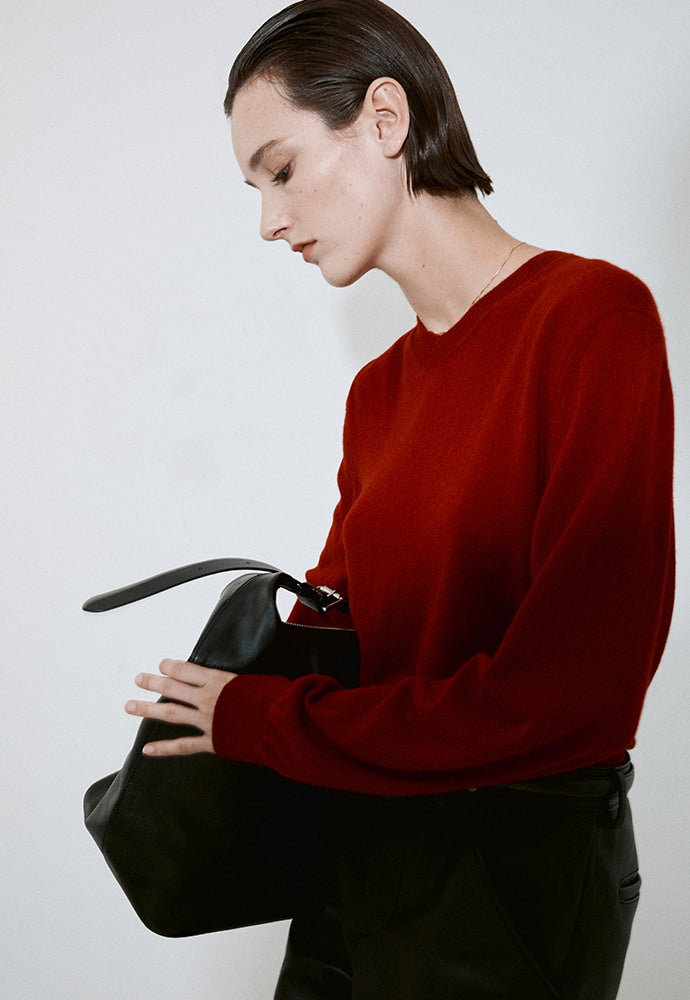 Tonywack - Pure Cashmere V-Neck Sweater (Red) product image 5 | TRAB K-Fashion Australia