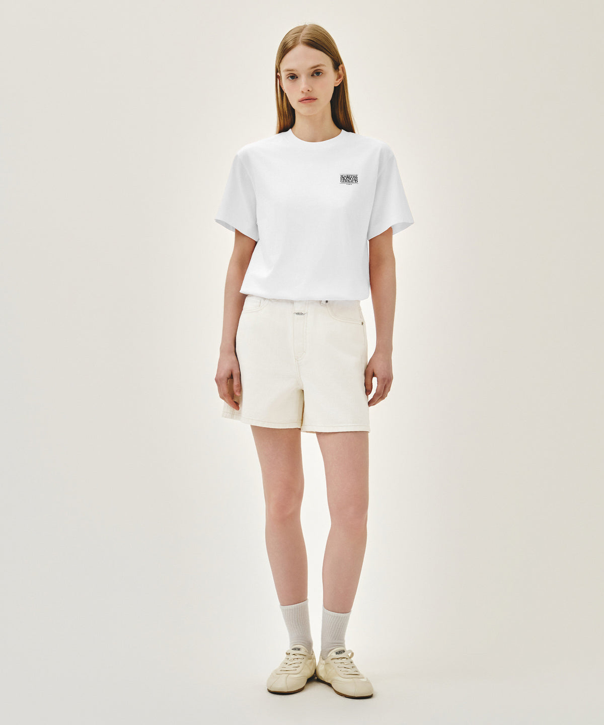 Marithe & Francois Girbaud - Aerocool Small Classic Logo Tee (White) product image 5 | TRAB K-Fashion Australia