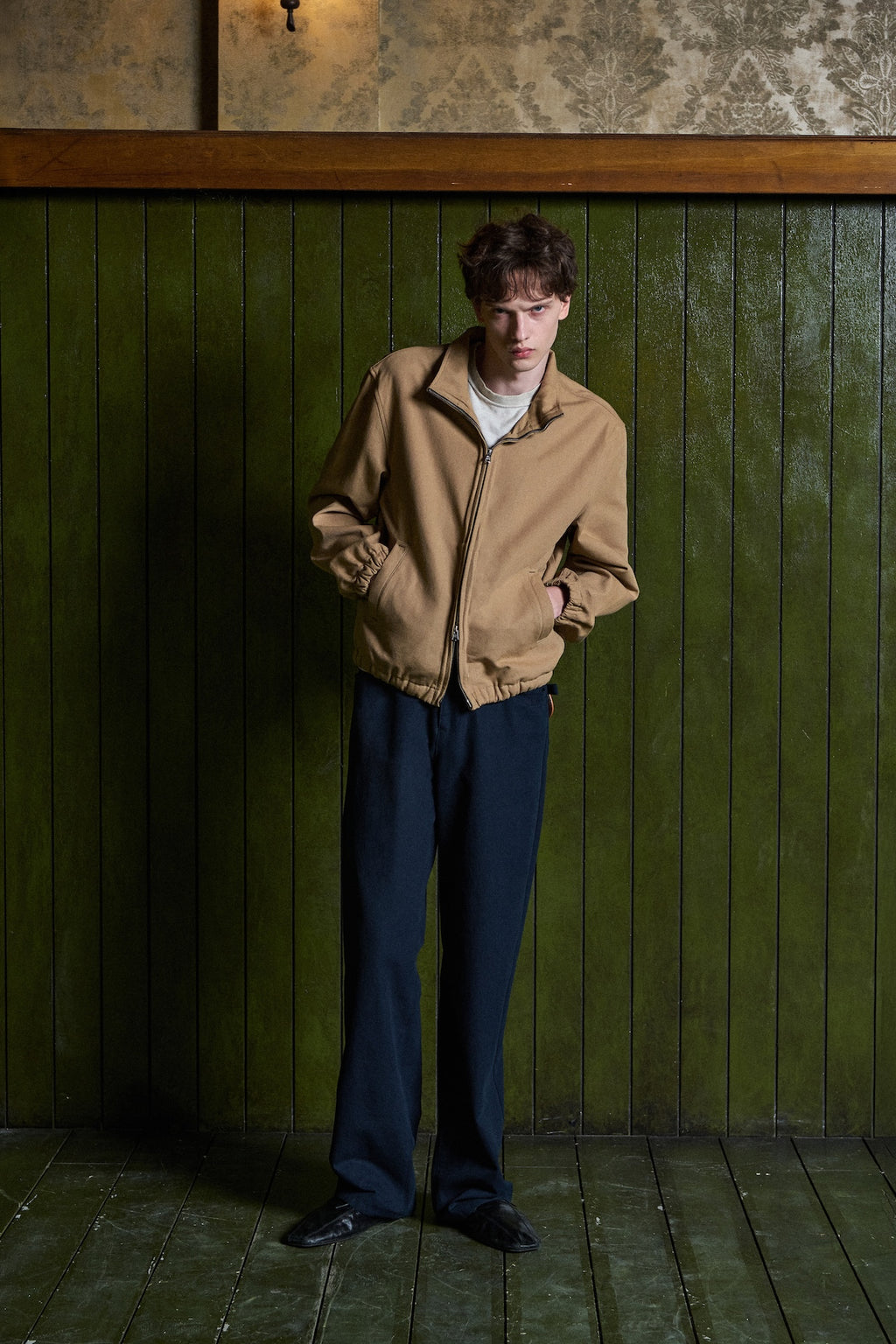 STU - Shift High-neck Jacket (Beige) product image 14 | TRAB K-Fashion Australia