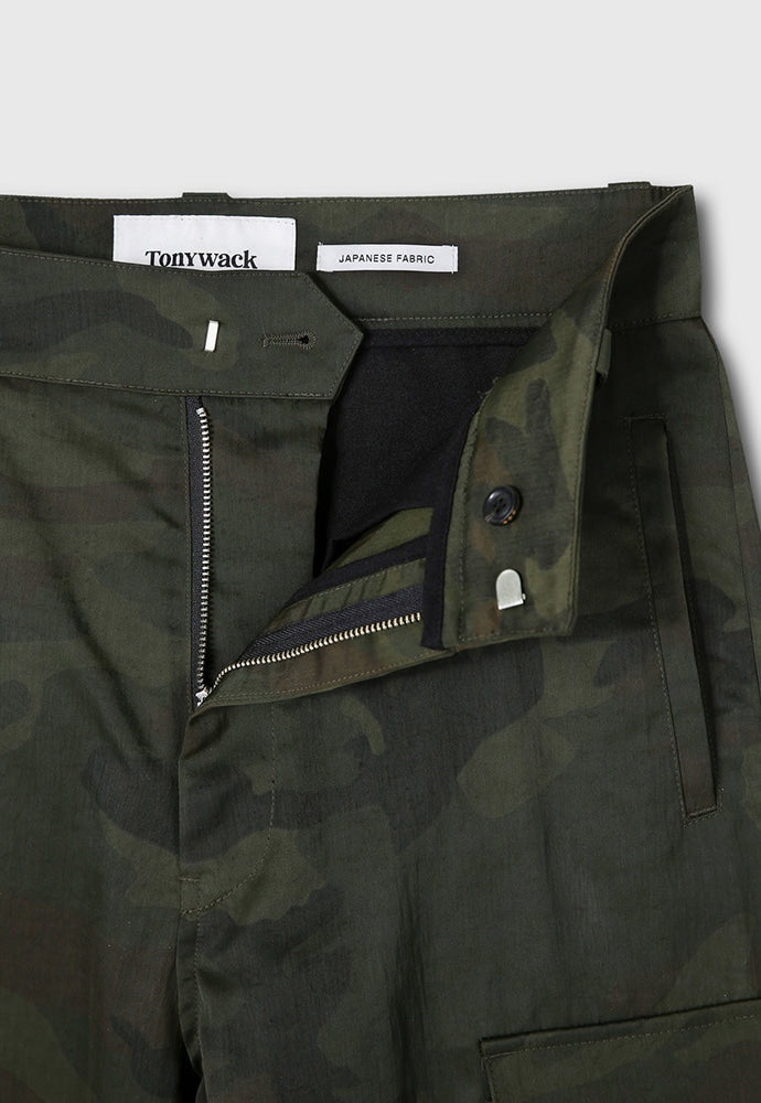 Tonywack - Camouflage Nylon Cargo Pants (Dark Olive) product image 12 | TRAB K-Fashion Australia
