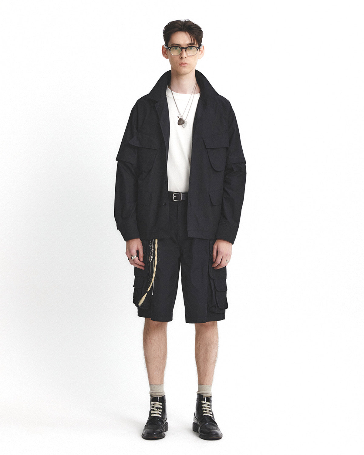 Eastlogue - Cameraman Shorts (Black) product image 1 | TRAB K-Fashion Australia