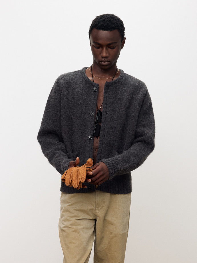 Tonywack - Alpaca Jacquard Knitted Blouson (Grey) product image 5 | TRAB K-Fashion Australia