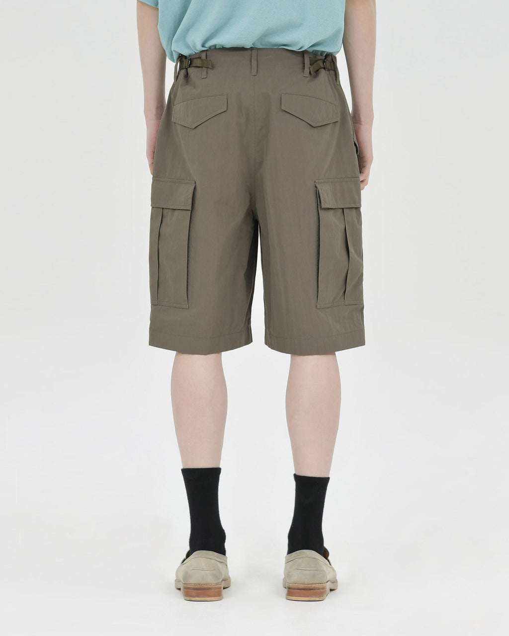 Brownyard - Military Field Shorts (Olive Grey) product image 2 | TRAB K-Fashion Australia
