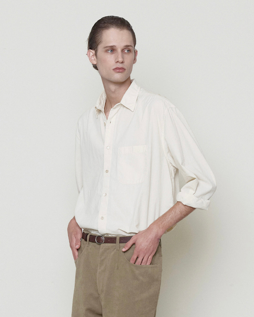 Brownyard - Washed Shirt (Ecru) product image 1 | TRAB K-Fashion Australia