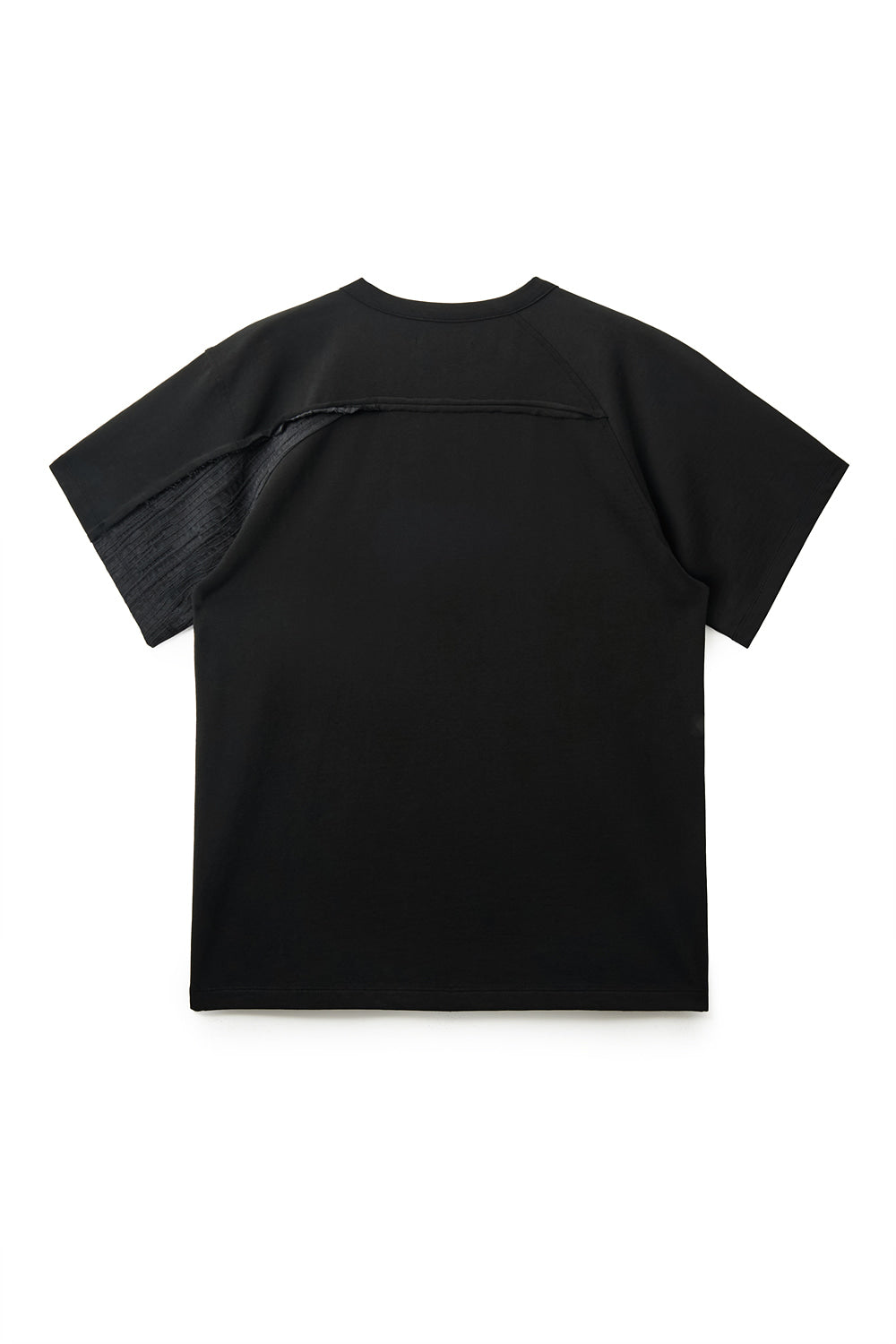 Hatchingroom - Curved Henley Neck Tee (Black) product image 2 | TRAB K-Fashion Australia