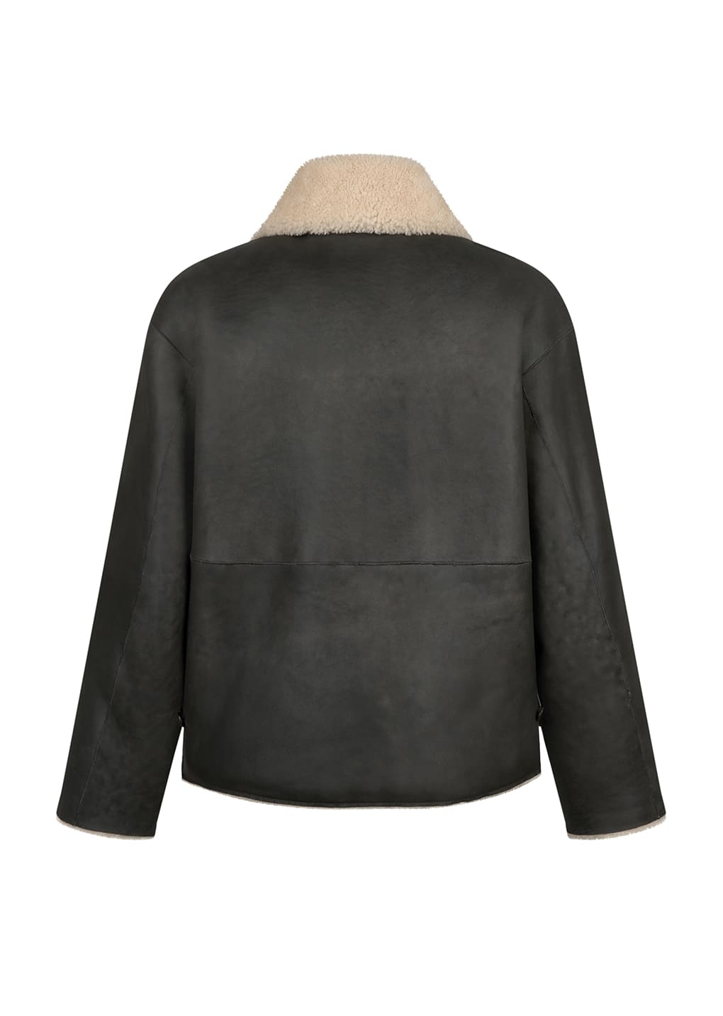 Amomento - [Pre-Order] lambskin shearling jumper (Khaki) product image 12 | TRAB K-Fashion Australia