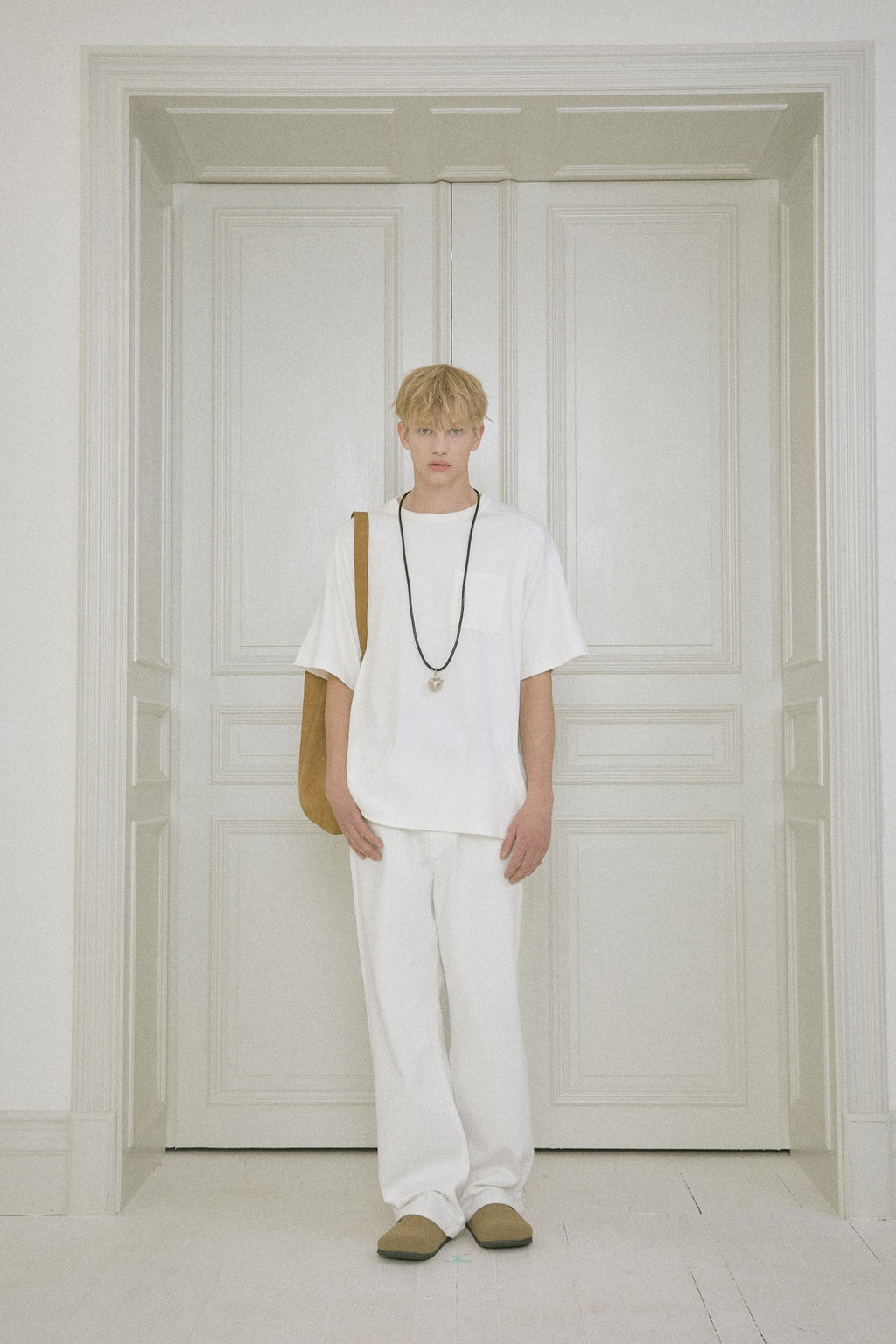 Stu - Embo Stripe Denim Pants (White) product image 11 | TRAB K-Fashion Australia