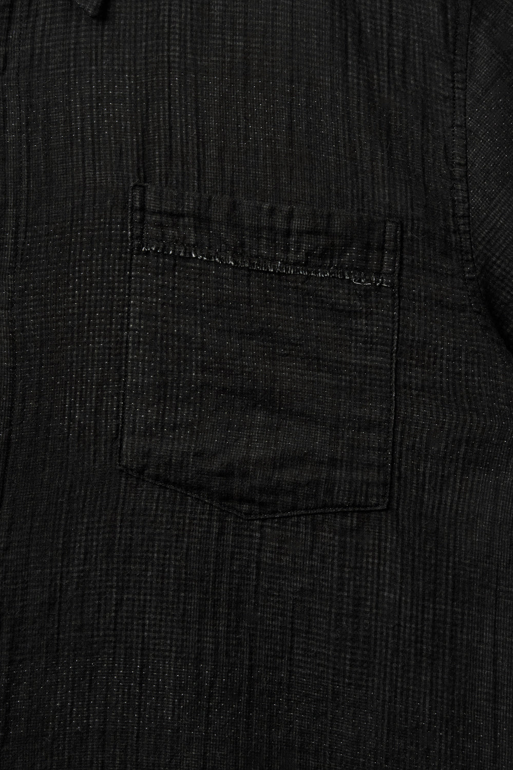 Hatchingroom - Shadow Check Shirt Glen Check (Black) product image 4 | TRAB K-Fashion Australia
