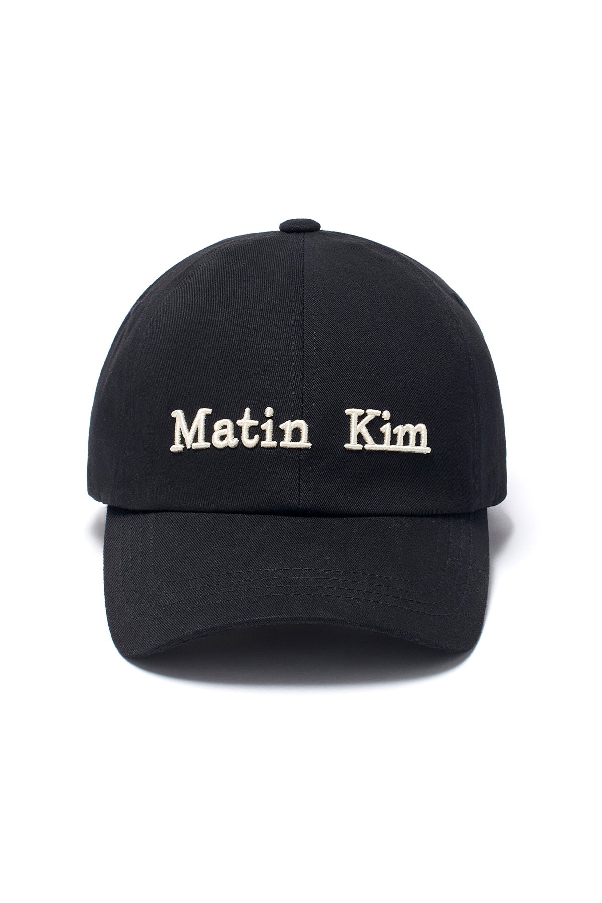 Matin Kim - Matin Classic Logo Ball Cap (Black) product image 1 | TRAB K-Fashion Australia