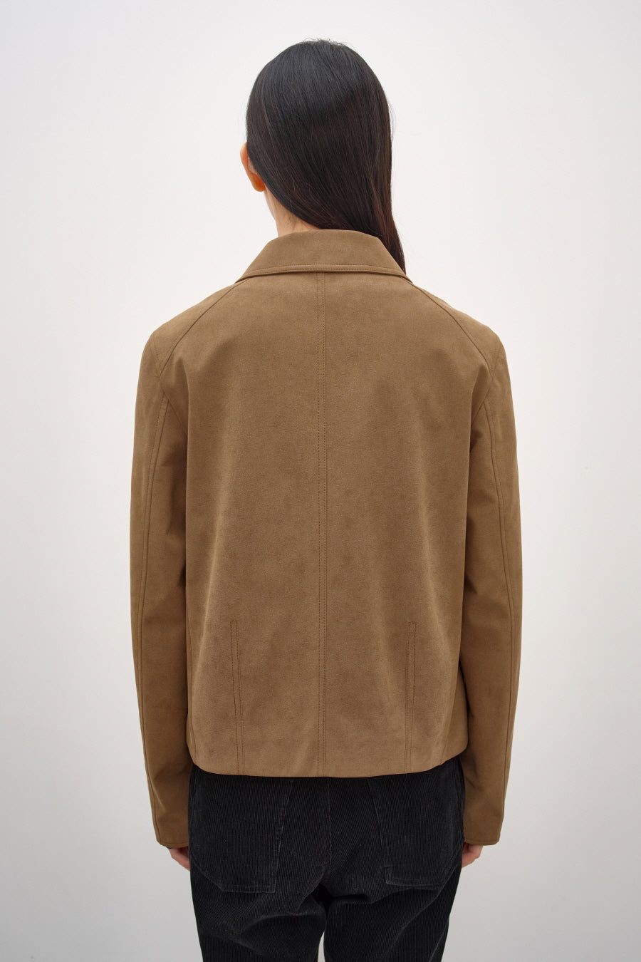 Insilence - Vintage Faux Suede Jacket (Camel) product image 2 | TRAB K-Fashion Australia
