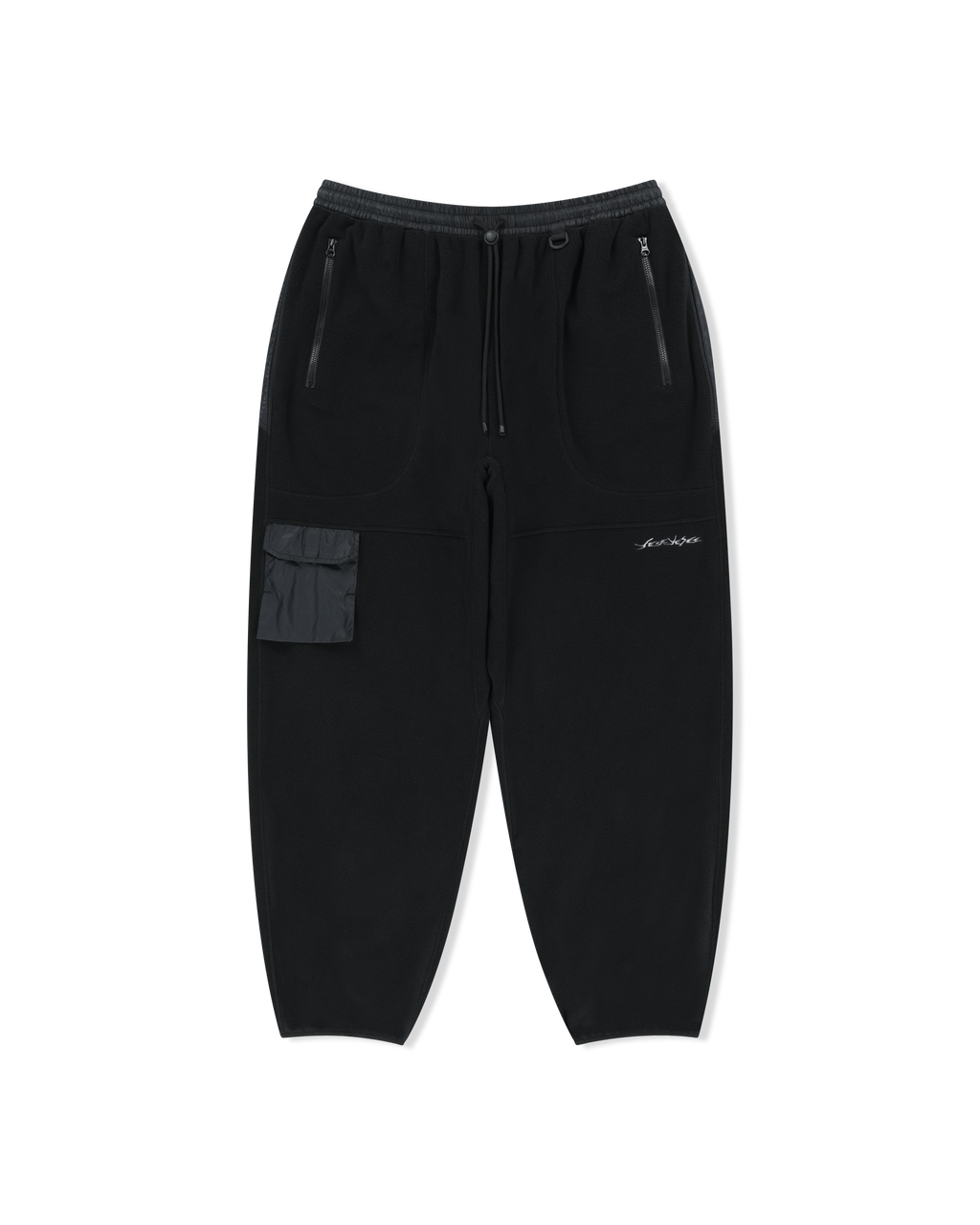 yeseyesee - Y.E.S Pocket Fleece Pants (Black) product image 1 | TRAB K-Fashion Australia