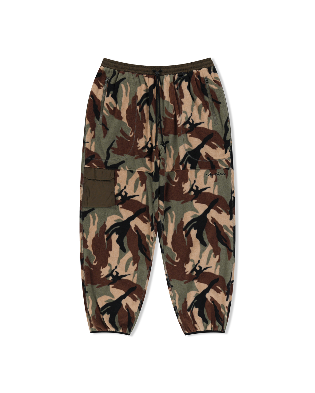 yeseyesee - Y.E.S Pocket Fleece Pants (Camo) product image 1 | TRAB K-Fashion Australia
