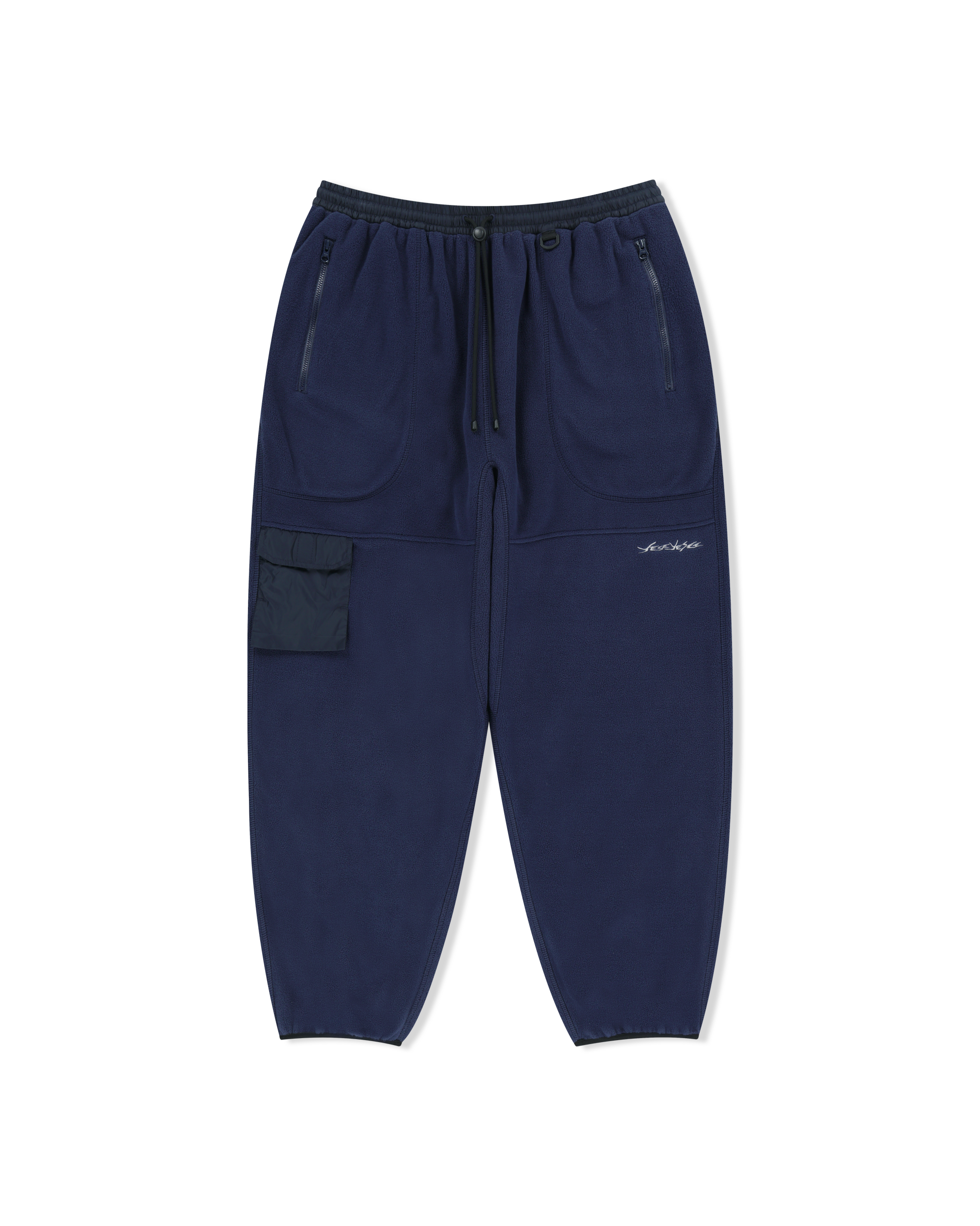 yeseyesee - Y.E.S Pocket Fleece Pants (Navy) product image 1 | TRAB K-Fashion Australia