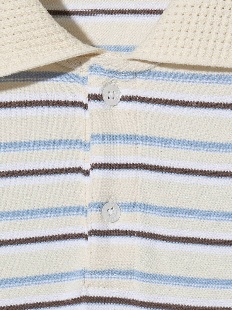 Kijun - Fresh Border Pique Polo (Sky Blue) product image 10 | TRAB K-Fashion Australia