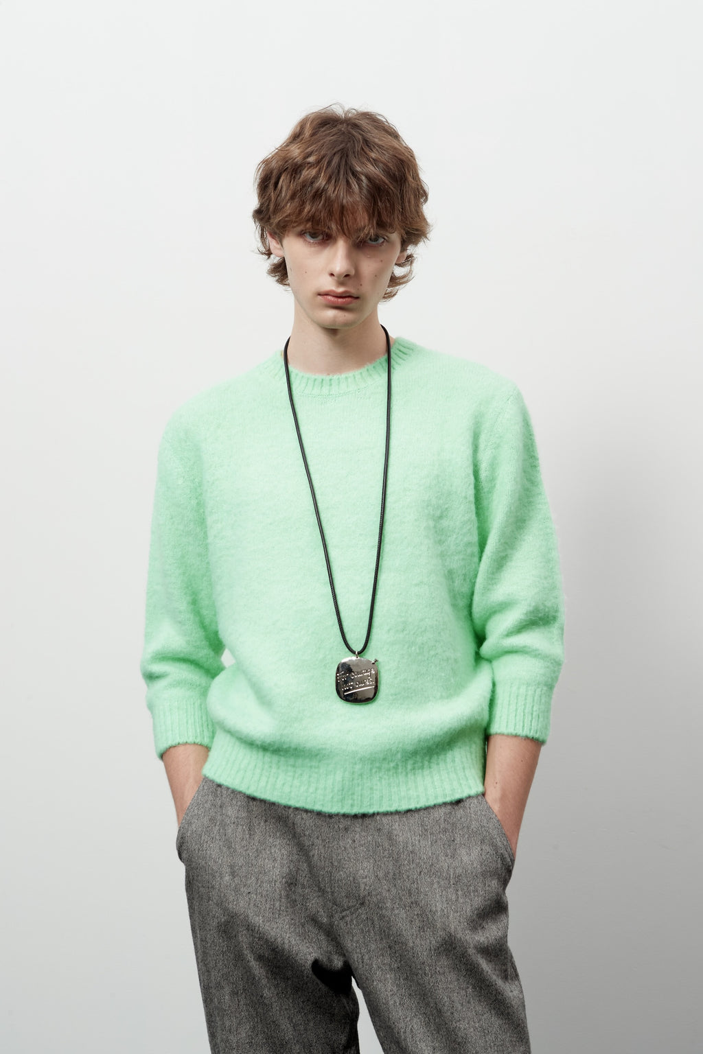 Stu - Boucle Quarter Sleeve (Mint) product image 13 | TRAB K-Fashion Australia