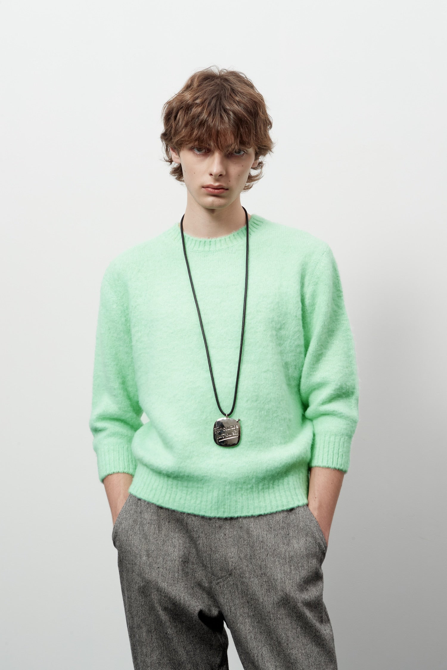 Stu - Boucle Quarter Sleeve (Mint) product image 13 | TRAB K-Fashion Australia