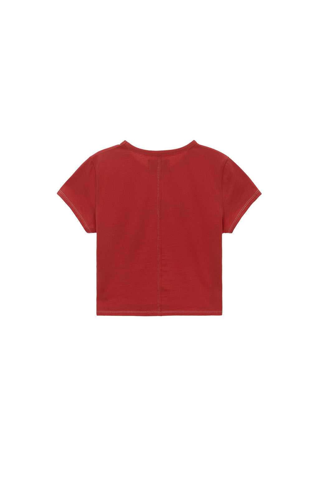 Matin Kim - Matin Shade Logo Crop Top (Red) product image 2 | TRAB K-Fashion Australia