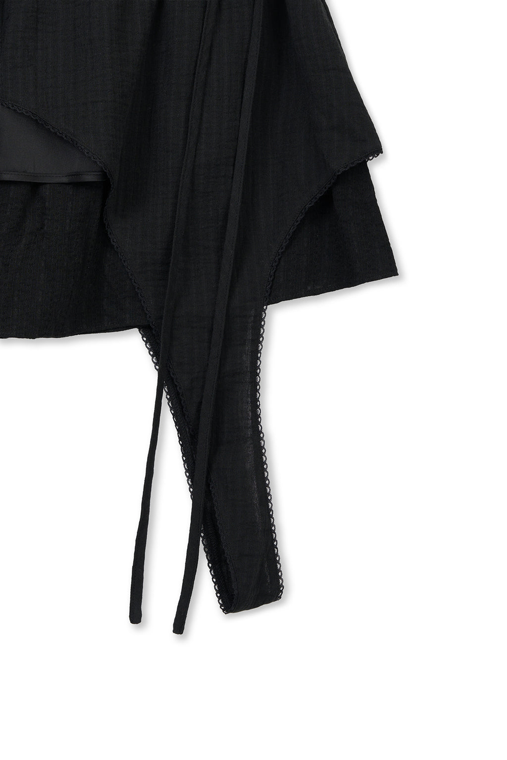 Matin Kim - Multi Panel Layered Skirt (Black) product image 4 | TRAB K-Fashion Australia