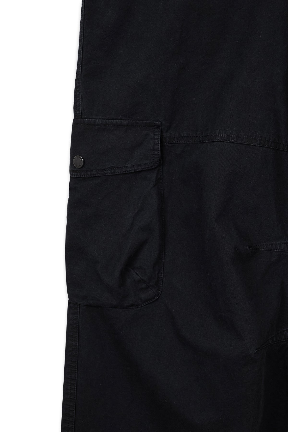 Matin Kim - Washed Wide Cargo Pants (Black) product image 4 | TRAB K-Fashion Australia