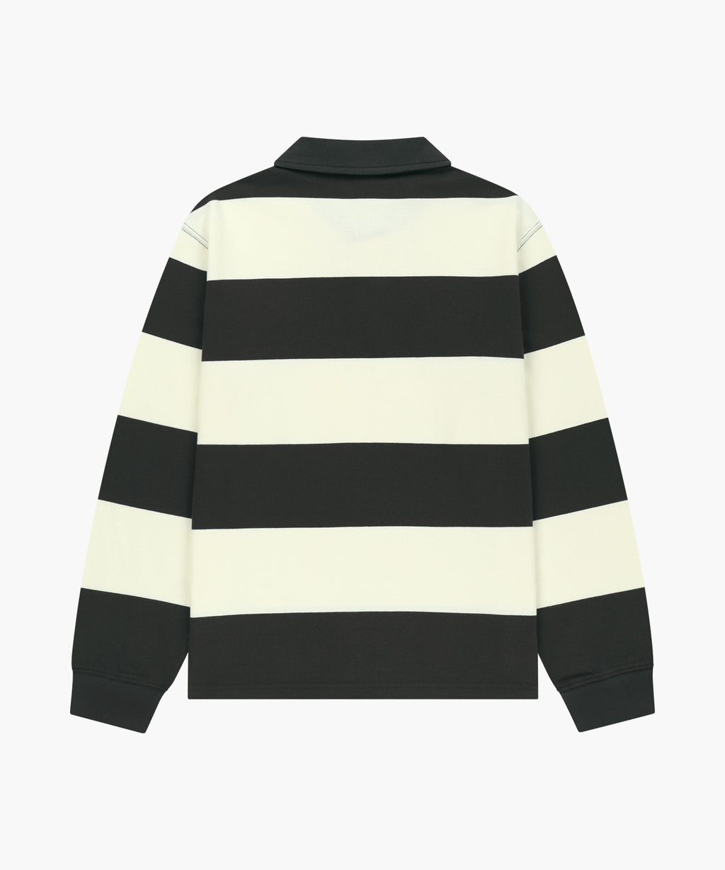 Marithe & Francois Girbaud - Small Classic Logo Rugby Collar Long Sleeve Tee (Charcoal) product image 6 | TRAB K-Fashion Australia