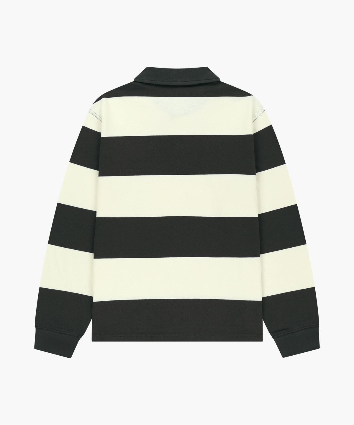 Marithe & Francois Girbaud - Small Classic Logo Rugby Collar Long Sleeve Tee (Charcoal) product image 6 | TRAB K-Fashion Australia
