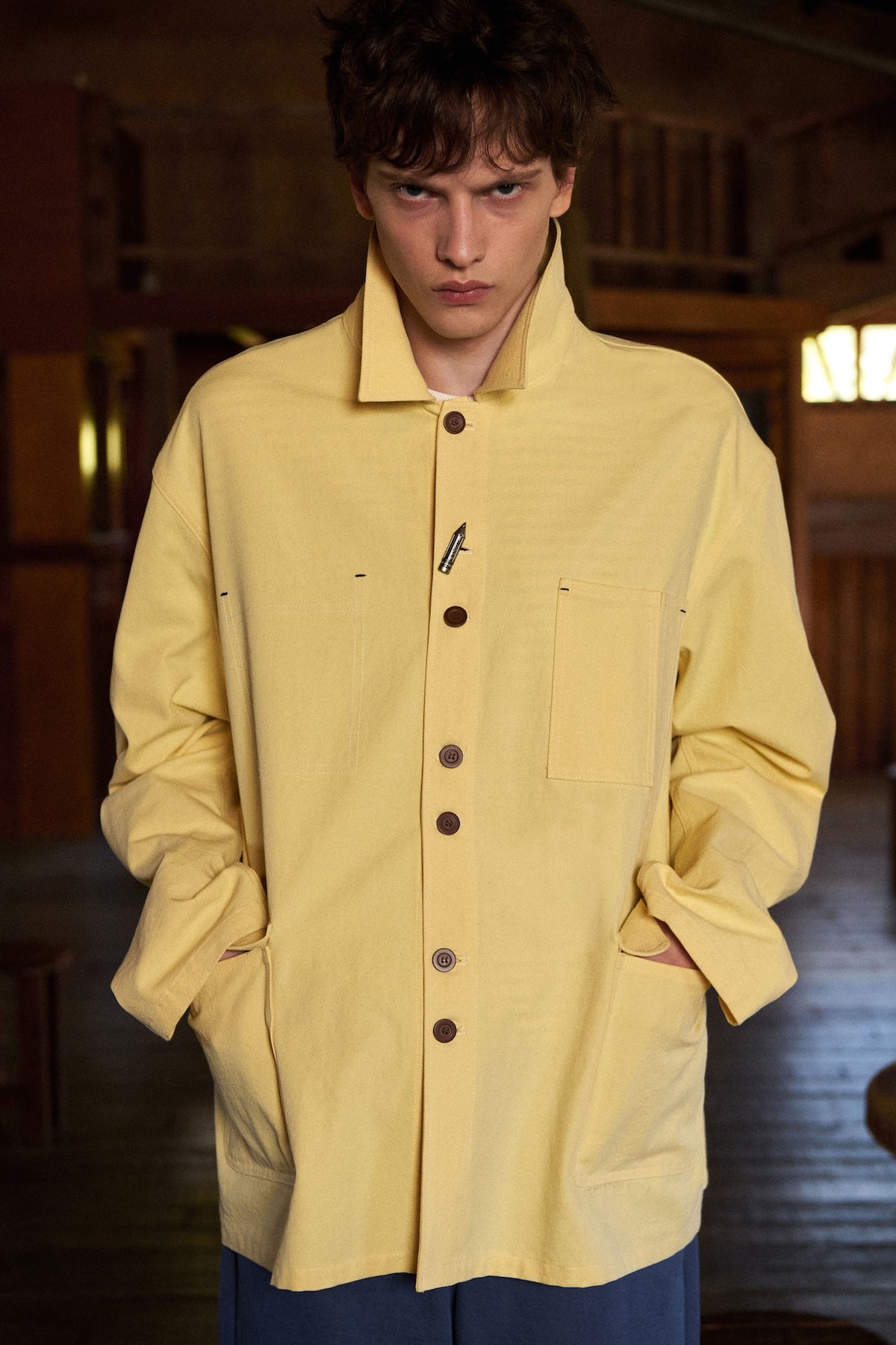 STU - Module Work Jacket (Pale Yellow) product image 15 | TRAB K-Fashion Australia