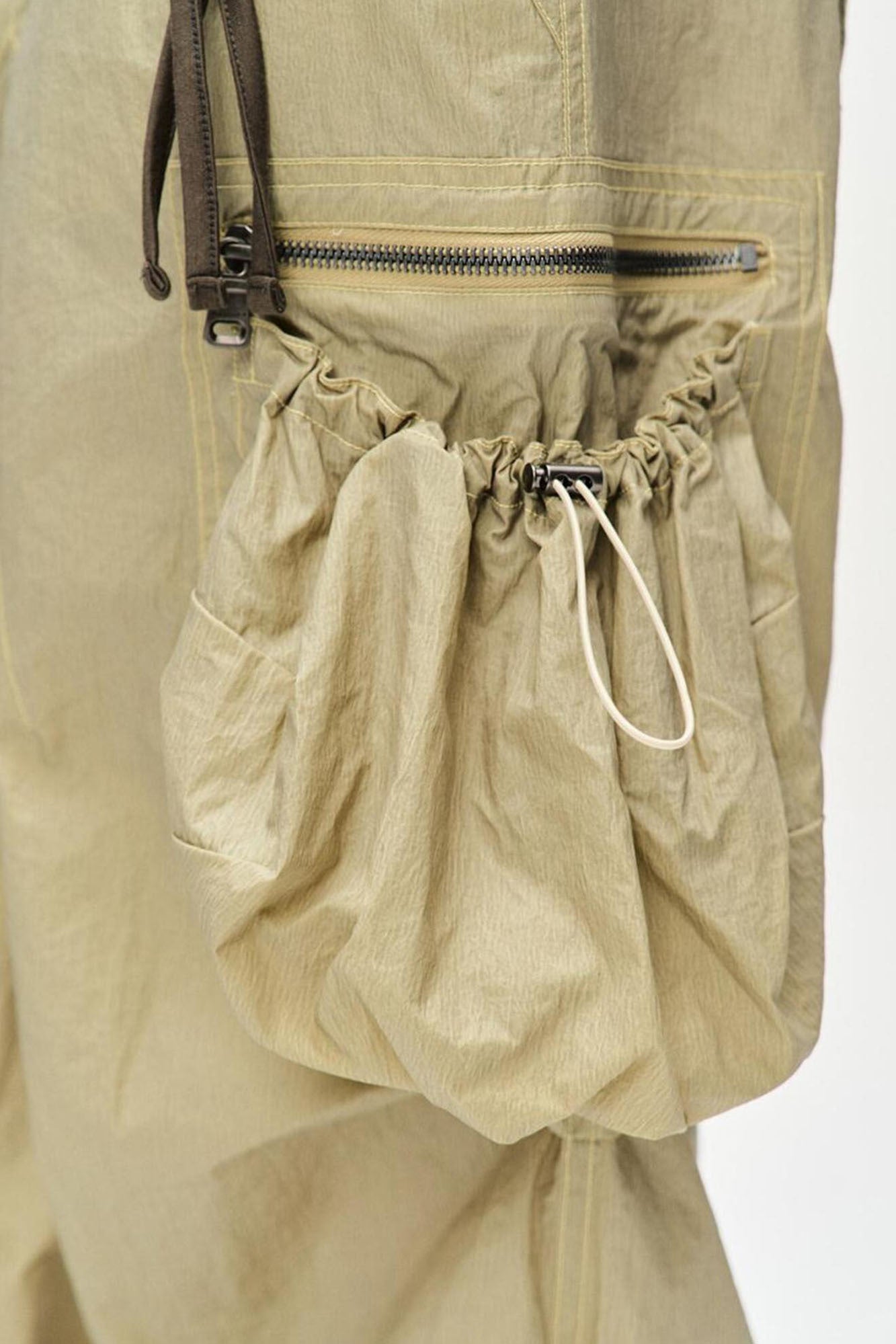 Andersson Bell - Balloon Pocket Parachute Pants (Yellow Beige) product image 5 | TRAB K-Fashion Australia