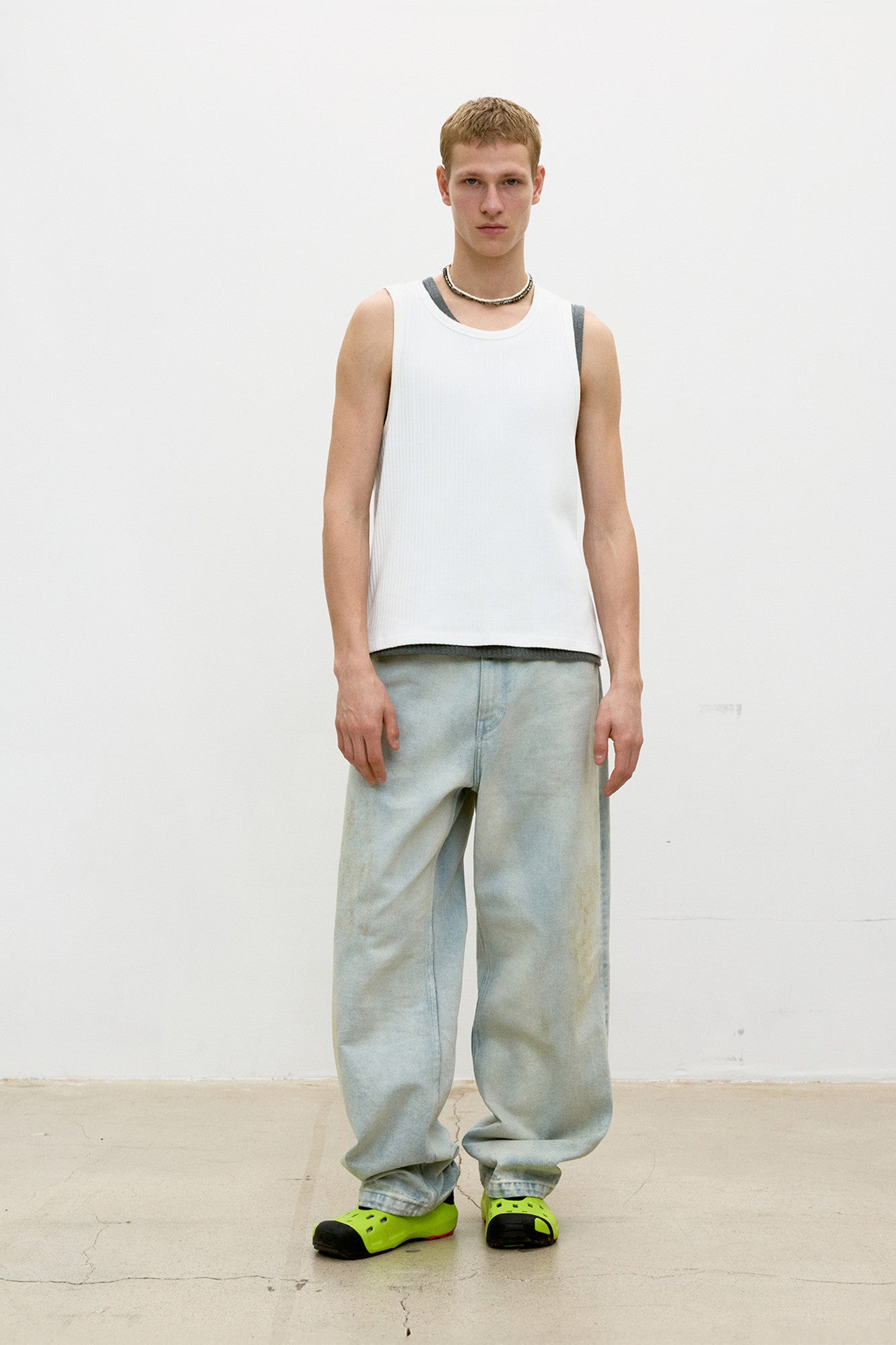 Coor - Scoop-Neck Ribbed Sleeveless (White) product image 2 | TRAB K-Fashion Australia
