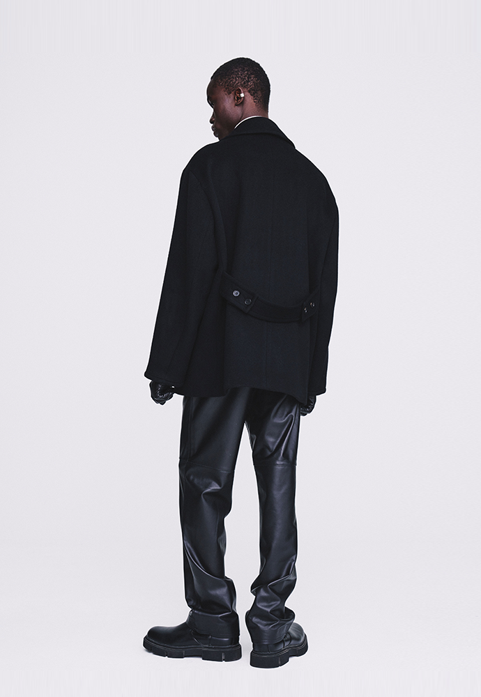 Tonywack - Cashmere Belted Over Peacoat (Black) product image 5 | TRAB K-Fashion Australia