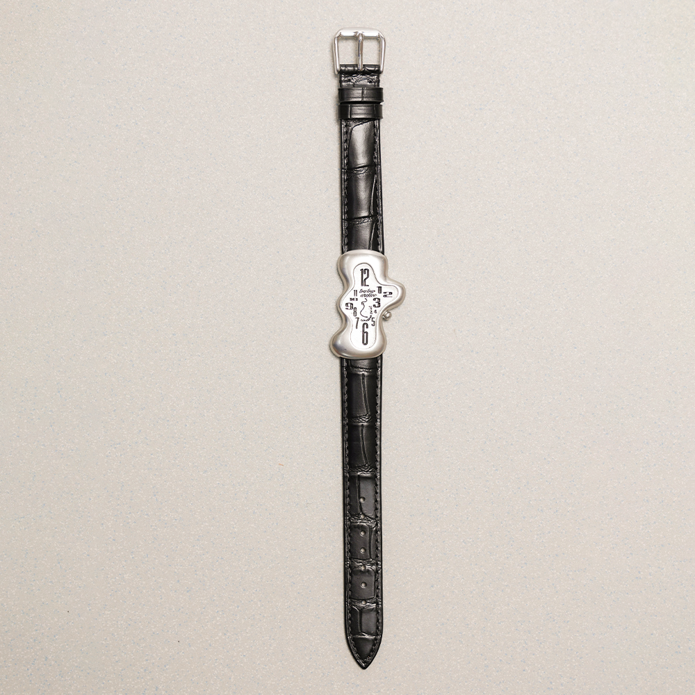 Towtow Archive - [Pre-Order – Ships June 19] Timeless Twist Wristlet V3 (Black & Silver) product image 2 | TRAB K-Fashion Australia