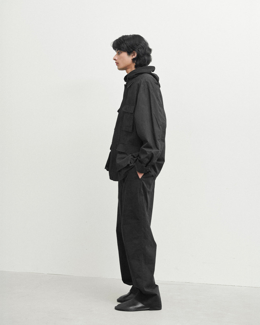 Brownyard - Washed Bdu Jacket (Black) product image 3 | TRAB K-Fashion Australia