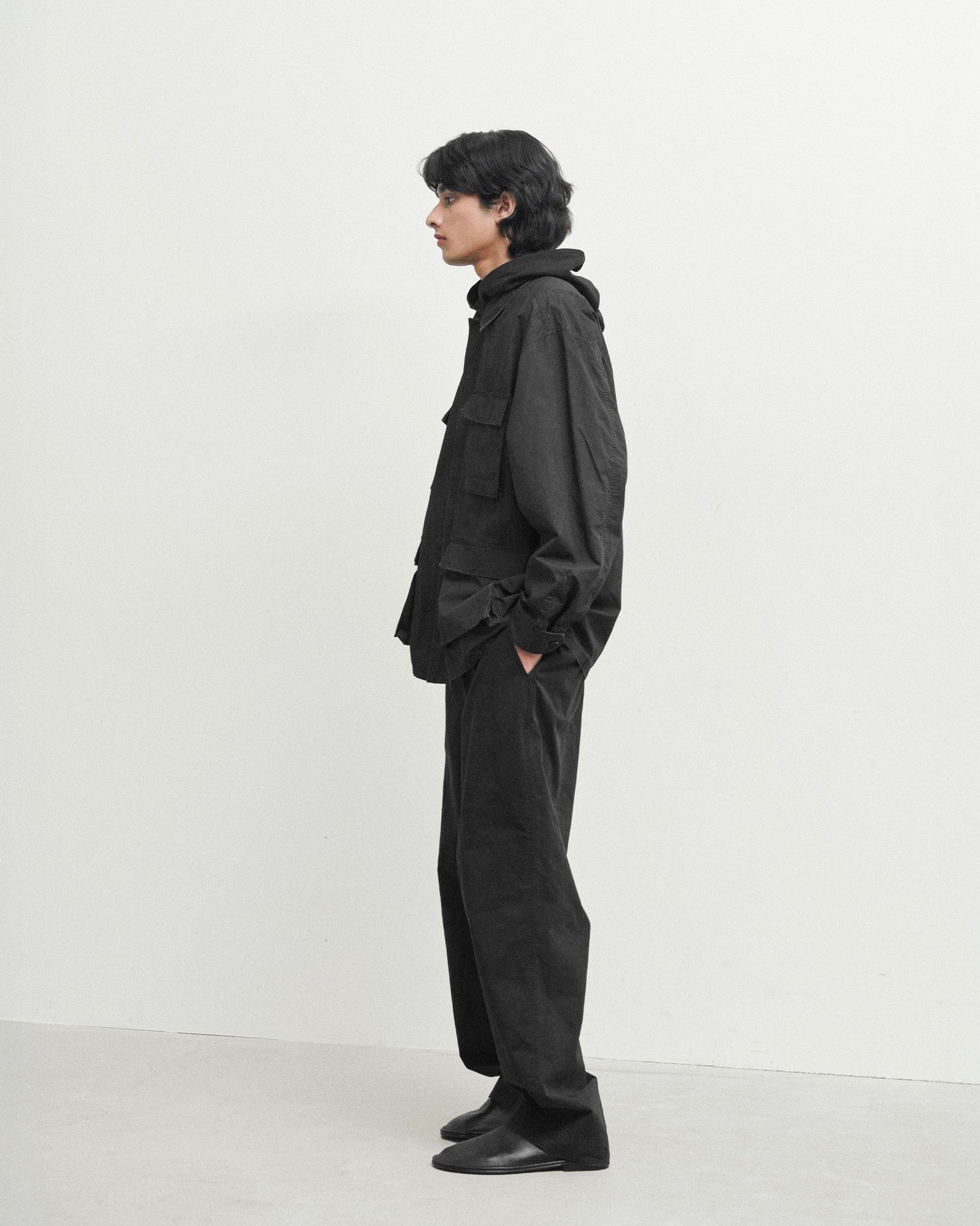 Brownyard - Washed Bdu Jacket (Black) product image 3 | TRAB K-Fashion Australia