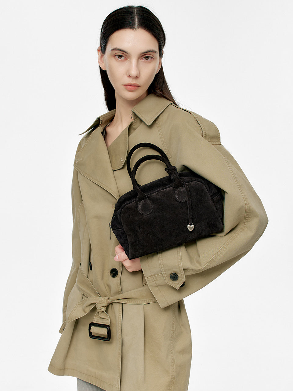 Marge Sherwood - Soft Bowling (Black Suede) product image 2 | TRAB K-Fashion Australia