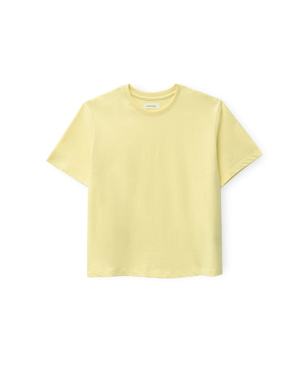 Brownyard - Waist Cut T Shirt (Light Yellow) product image 3 | TRAB K-Fashion Australia